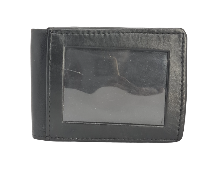 Genuine Leather Mens Bifold Wallet W7