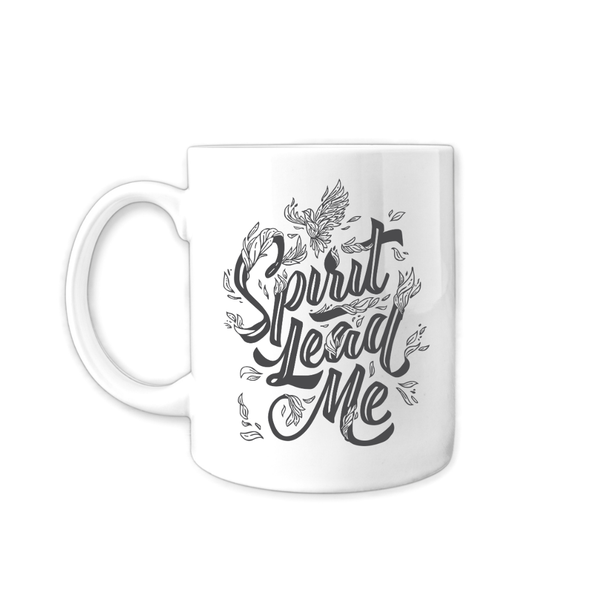 Christian Coffee Mug - Spirit Lead Me - Gift Idea for Birthday or Christmas