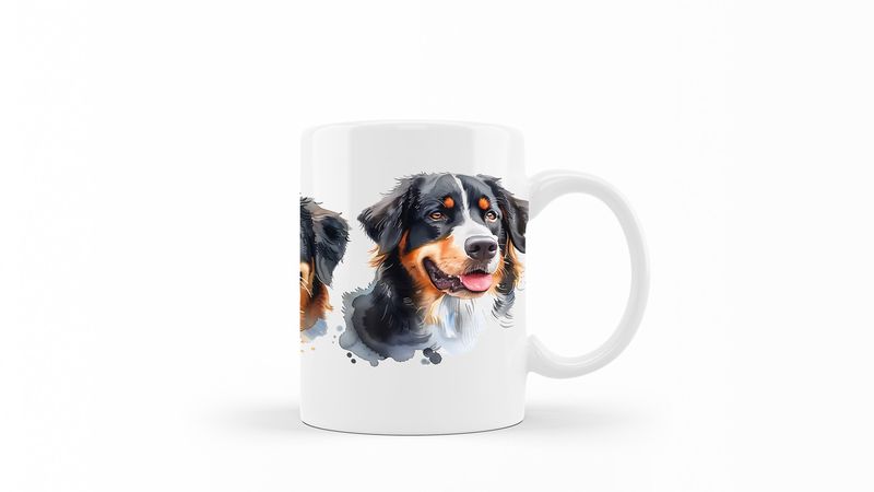 Greater-Swiss-Mountain-Dog Printed Coffee Mug DSGN338