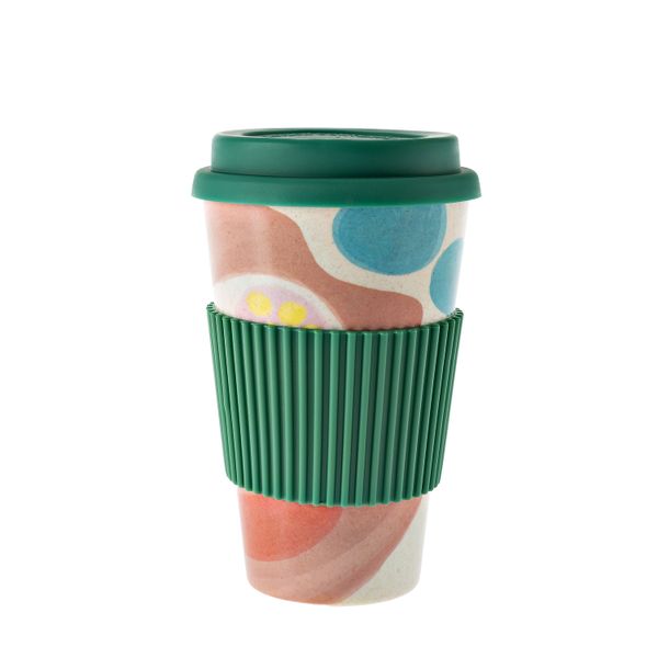 George &amp; Mason - Kyra Bamboo Fibre Travel Mug Abstract