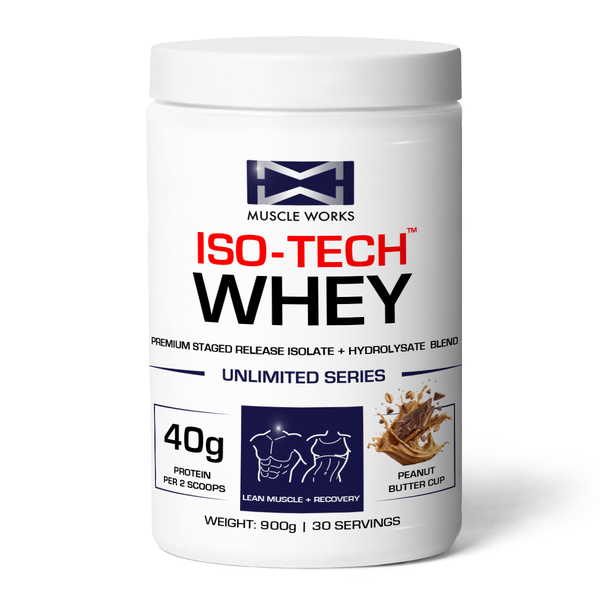 Muscle Works Iso-Tech Whey Peanut Butter Cup 900g