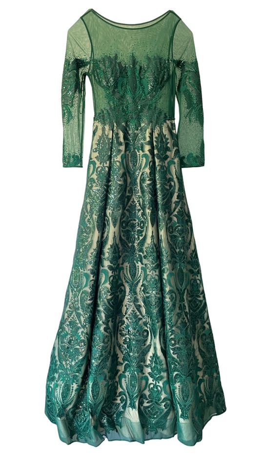 Long Sleeves Green Pro Dress - UK6 | Shop Today. Get it Tomorrow ...