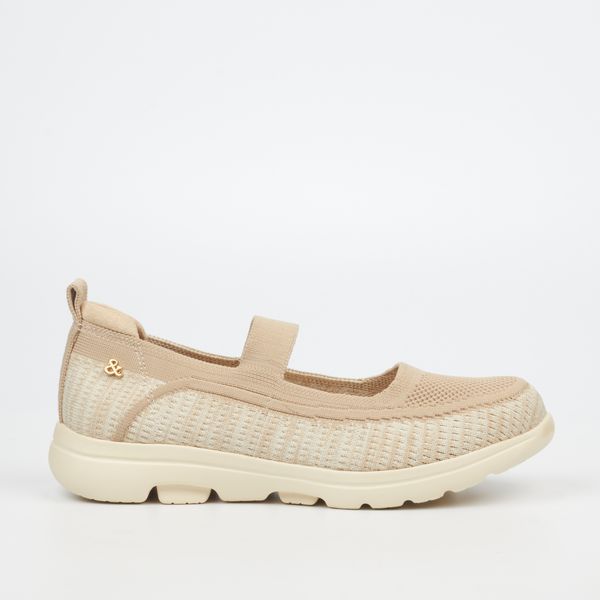 Hear &amp; Sole Taaliyah 1 Beige Women Knit Sneaker