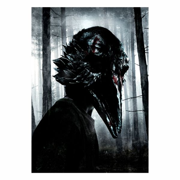 Scary bird face - A1 Poster