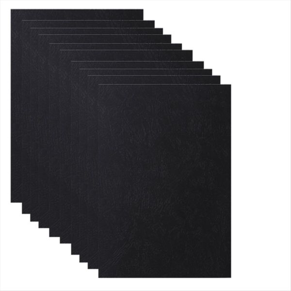 Paper Binding Cover A4 Leather Texture Binding Cover Navy Blue