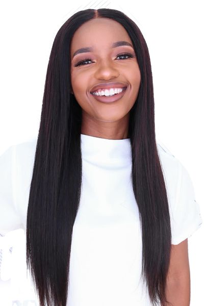 Peruvian Middle Part Lace Wig - Straight 18