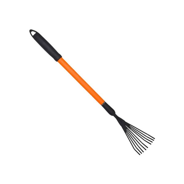 Nine-Tooth Telescopic Tube Harrow Garden Rake