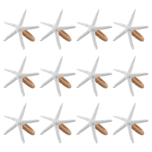 Napkin Rings, Sea Star Napkin Ring for Starfish Serviette Tables- 12 Piece