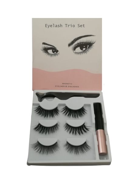 Magnetic Eyelashes Trio Kit, 3 Pairs - 3 Different Styles - Nails by Nicole