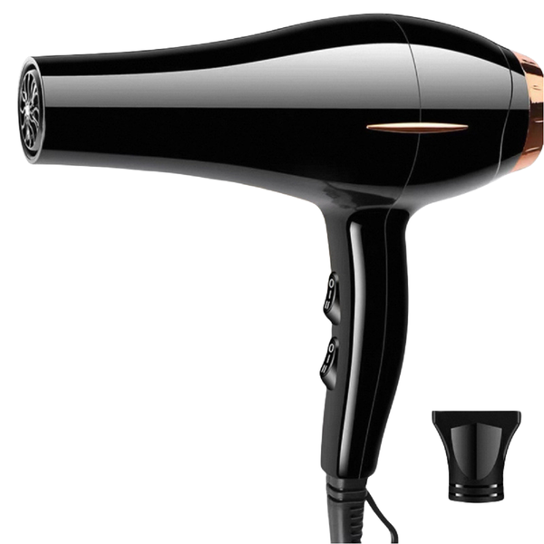 1200W Hair Dryer, Ionic Salon Blow Dryer with Diffuse - Black