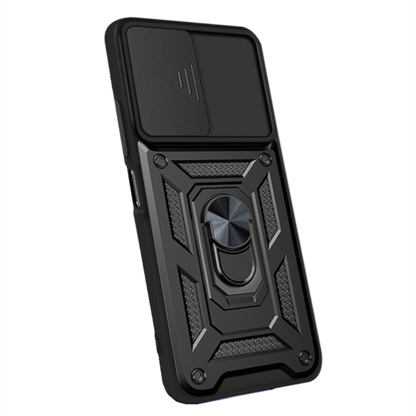 BasicX Sliding Camera Cover TPU+PC Phone Case for Vivo Y21s