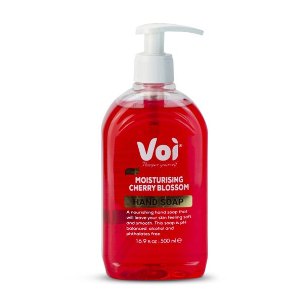 Voi - Hand Soap - Cherry Blossom - pH Balanced &amp; Alcohol-Free - 500ml