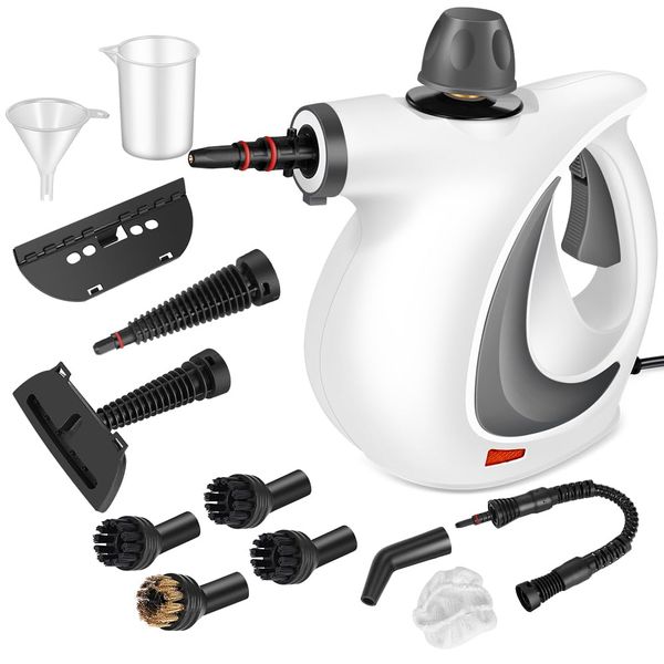 Handheld Pressurized Steam Cleaner with 12 pcs Accessories