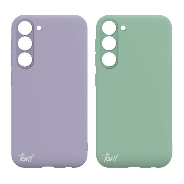 Toni Twin Silicone Case Samsung Galaxy S23 Plus - Violet / Turquoise