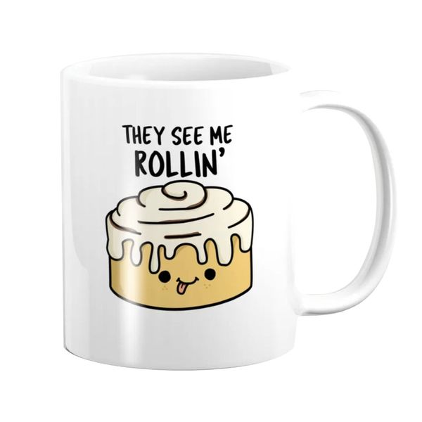 Pappa Joe Mug - They See Me Rollin