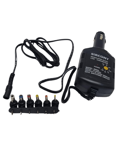 SiRCONY Regulated DC/DC Car Converter (2000mA)