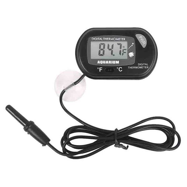 Aquarium Digital LCD Thermometer for Fish Tank Vivarium Reptile Terrarium