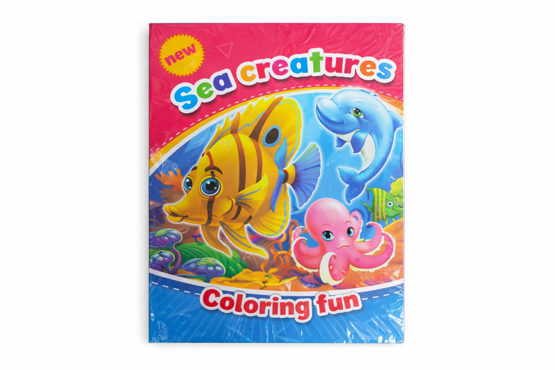 Sea Creatures Coloring Book-16 Pages-12 x Coloring Books