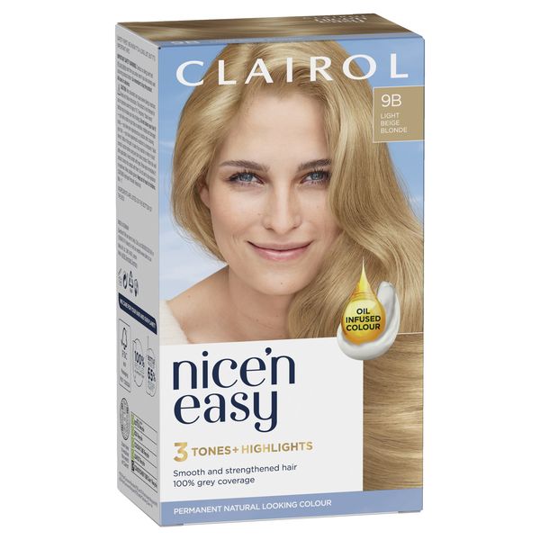 Nice 'n Easy Permanent Hair Colour Cr me - Light Beige Blond 9B
