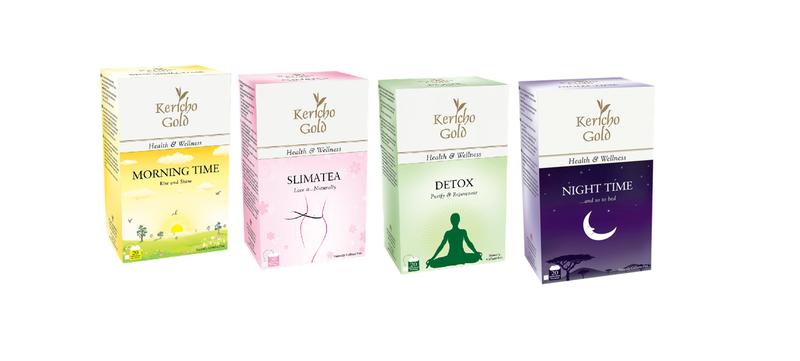 Kericho Gold: Wellness Tea Range (Morning, Slima, Night, Detox)