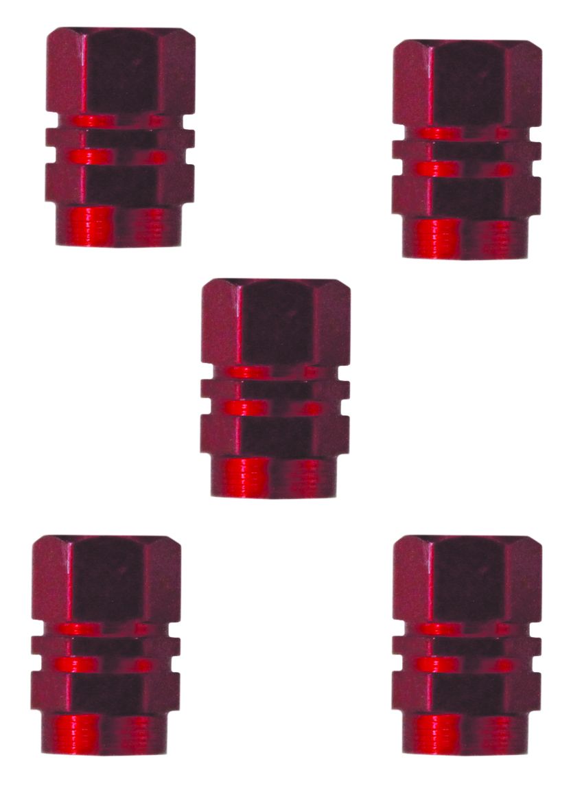 Solid Aluminium Tyre Valve Caps Red Set of 5 Shop Today. Get it