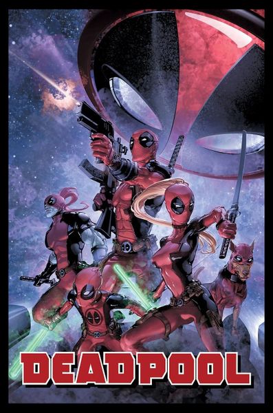Marvel: Deadpool (Family) Poster with Black Frame
