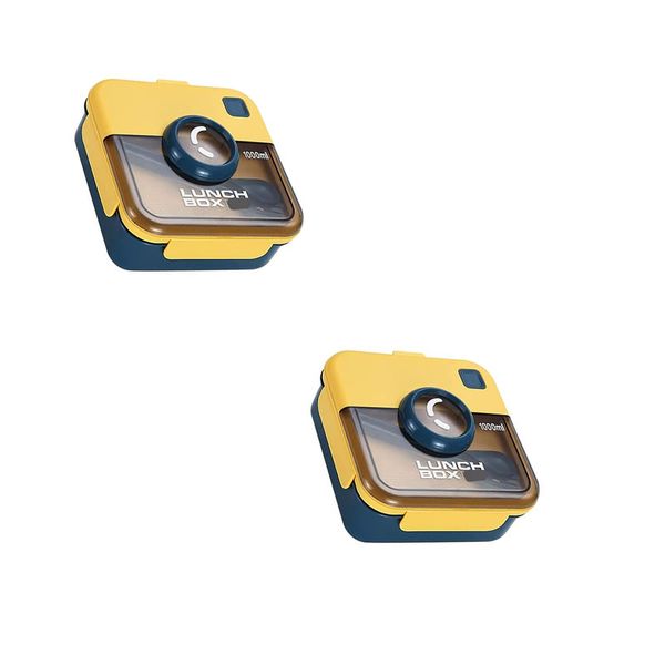 2 Set Of 1000ml Portable Microwaveable Lunch Box ID-94A