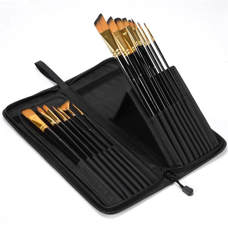 Paint Brush Set with Holder (15 Brushes) | Shop Today. Get it Tomorrow ...