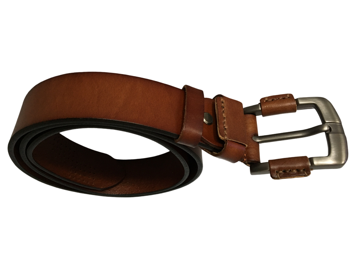 Thick Cow Skin Men Pin Leather Belt | Shop Today. Get it Tomorrow ...