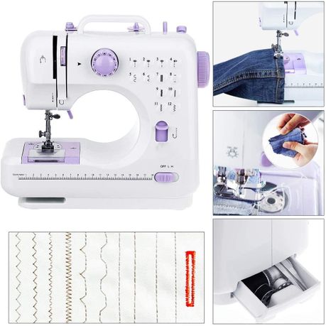  AGM Portable Sewing Machine, 12 Stitches 2 Speed Heavy Duty Sew  Machine, Handheld Quilting Embroidery Overlock Quick Sewing Machine   Review Analysis