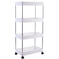 4 Tier Movable Storage Rack
