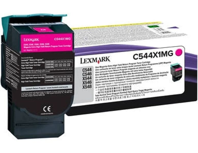 Lexmark C/X544, 546, X548 Magenta Return Program 4K Toner Cartridge