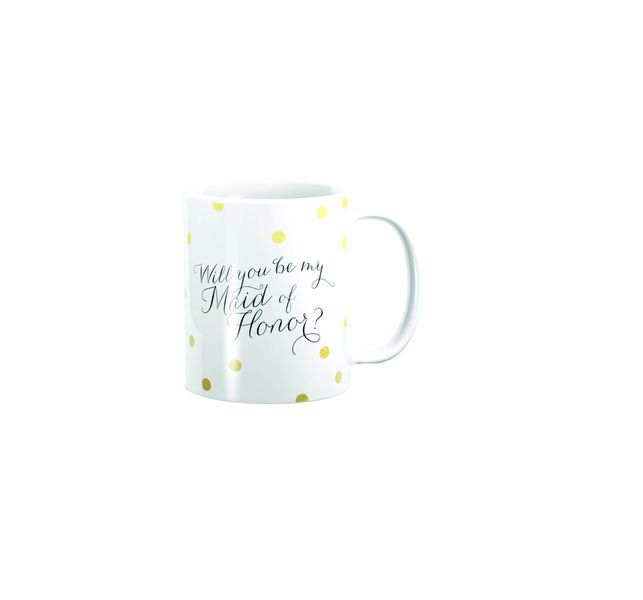 PepperSt Mug will you be my maid of honor-