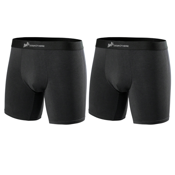 Length High Stretch Boxers - 2 Pack Grey image