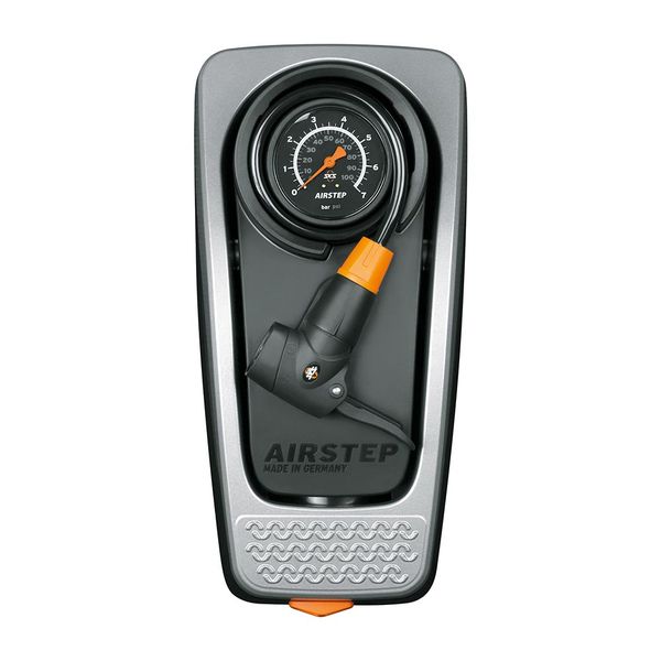 SKS Floor Foot Pump for Bicycles Multivalve AIRSTEP Black-Grey