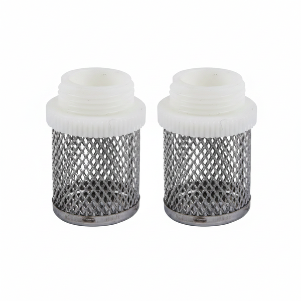 Torrenti 80mm Valve Foot Strainer for Plumbing and Irrigation - 2 Pack