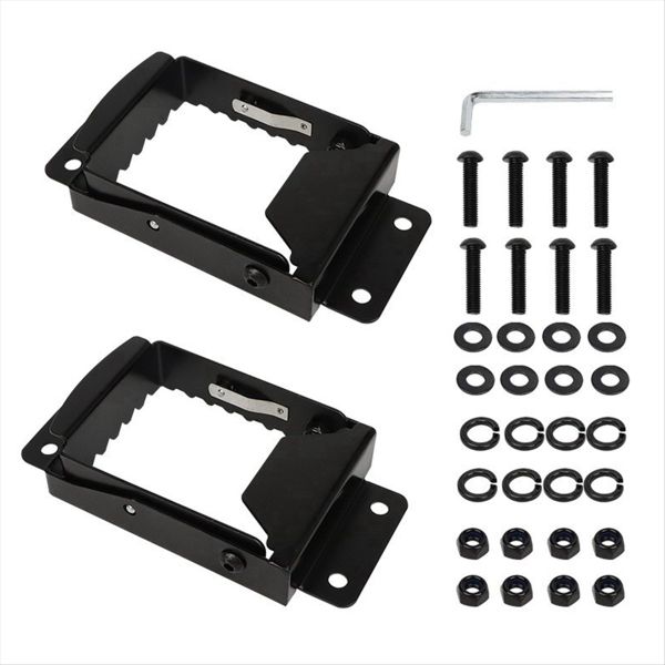 Atv Foot Rest 4 Wheeler Foot Pegs Rear Passenger Compatible with Universal