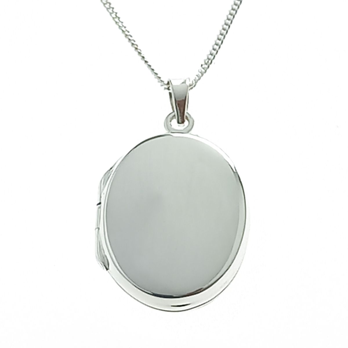 Oval Locket Sterling Silver with Chain | Shop Today. Get it Tomorrow ...