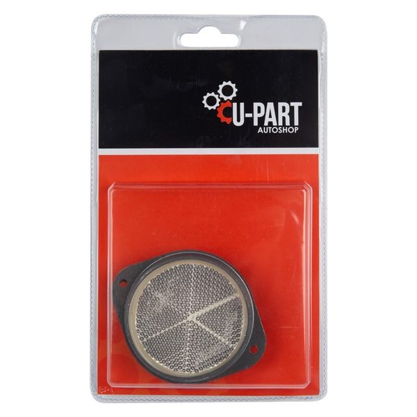 U-Part Reflector Flange Round - White - 60mm - 2 Per Pack - Bulk Pack of 7