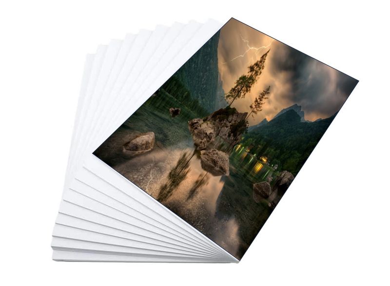 MR A TECH A4 160Gsm Glossy Photo Paper (high-gloss)-Pack of Photo 97 sheets