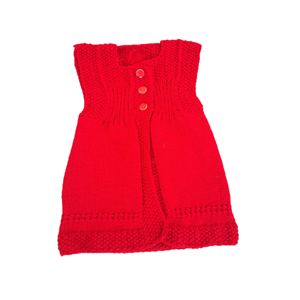 Handmade Knitted Baby Top Age 6-12months