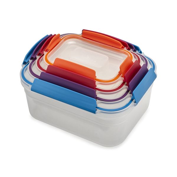Joseph Joseph - Tupperware Food Storage Container Set, 4-Piece, Leakproof