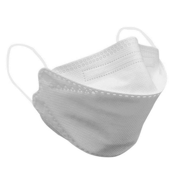 KF94 Fish Type Anti Fog Full Seal Protective Masks - White - 20's