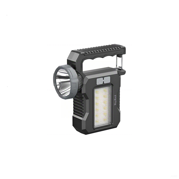 WayRock 3 In 1 Rechargeable Solar LED Flashlight Bright Camping Light