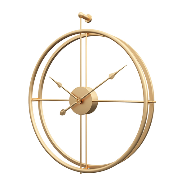 Luxury Nordic Creative Iron Wall Silence Clock-63G