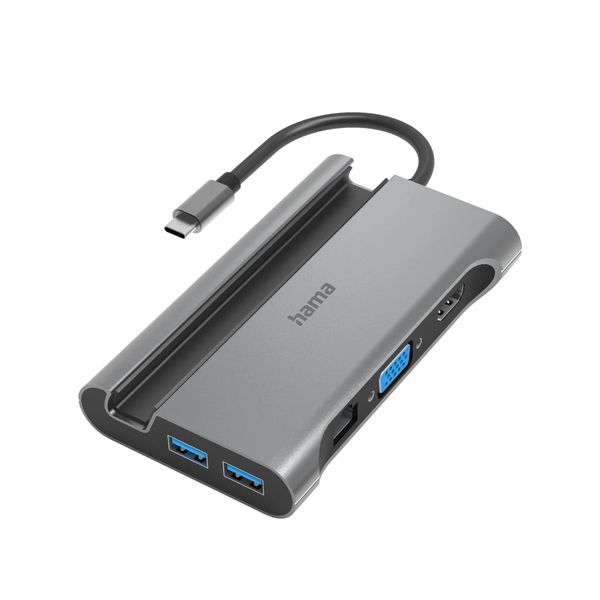Hama USB-C Hub| Connect2Mobile | Multiport | LAN/Ethernet | 7 Ports