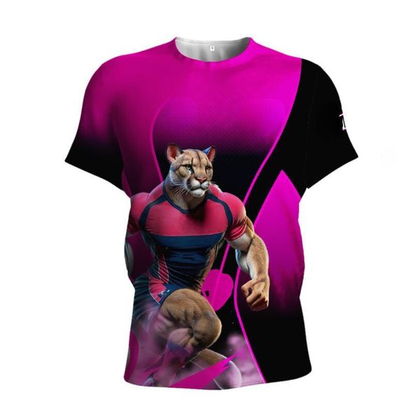 3D Sublimation Printed Puma Rugby Supporter T-Shirt