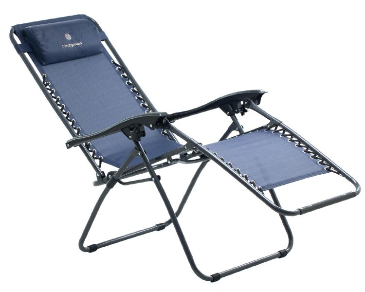 Campground Reclining Lounger Camping Chair - 140kg