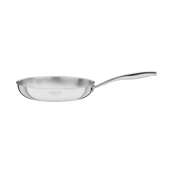 Tramontina Grano Stainless Steel Frying Pan with Triple Body