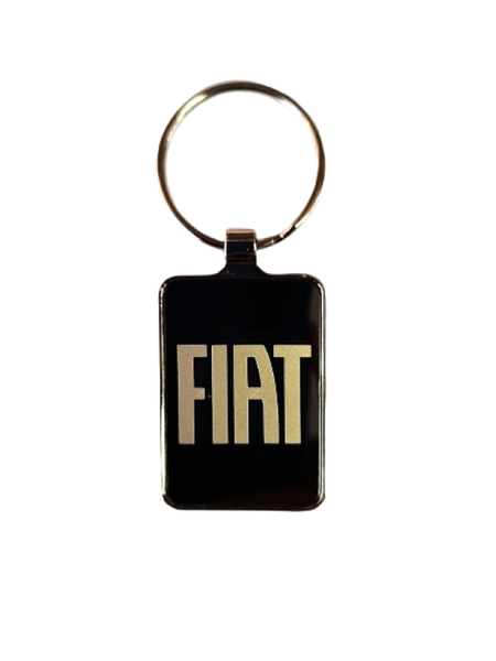 Fiat Stainless Steel Tag Keyring